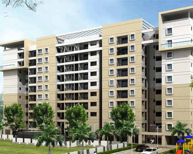 2 bhk flat for rent in vajram elina,measuring  thanisandra main road