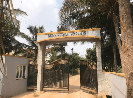 2400 Sqft Site for Sale in Bens Royal Woods , Kannur