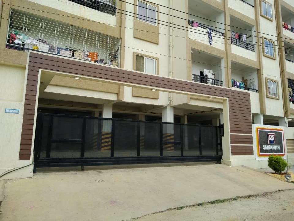 2 BHK Flat for Rent in Ds Max Sanskruthi, Narayanapura, Hennur Main Road, Measuring 1079 Sqft