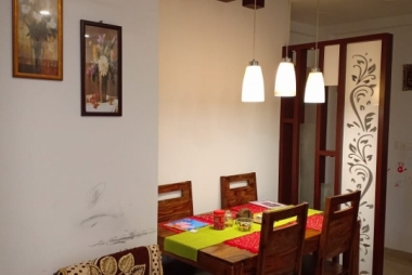 2 bhk fully furnished flat for rent in goyal footprints, hegde nagar, thanisandra main road